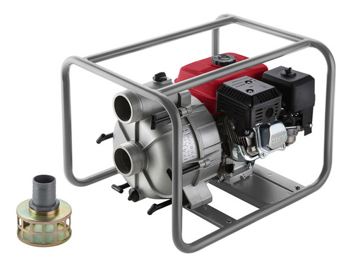 Motobomba 704 A Gasolina 6,5 Cv Branco Água Suja Barrenta