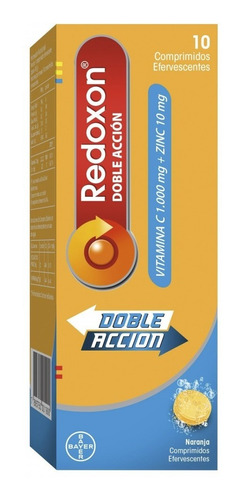 Redoxon Vitamina C 1g + Zinc 10mg X10com Ef.