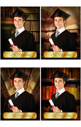 30 Plantillas Graduacion Editables Psd 6x8