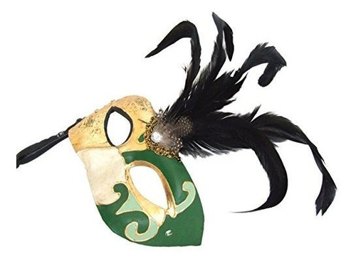 Venetian Wand Mask Halloween Mardi Gras New Orleans Prom Par