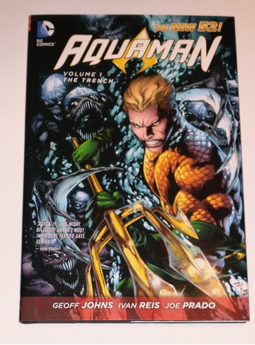 Aquaman Hc Vol 1  The Trench Dc New 52 Geoff Johns I. Reis 