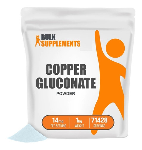 Bulk Supplements | Gluconato Cobre | 1kg | 71428 Servicios