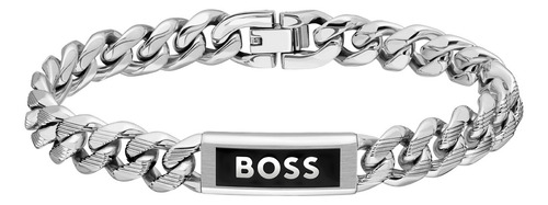 Boss Pulsera De Cadena Para Hombre 1580679m Color Plateado