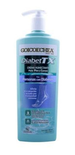 Crema Humectante Goicoechea Diabet Tx Pies Y Cuerpo 400 Ml