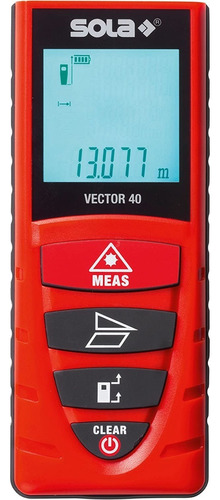 Medidor De Distancia Laser Sola 40 Mts Vector 40