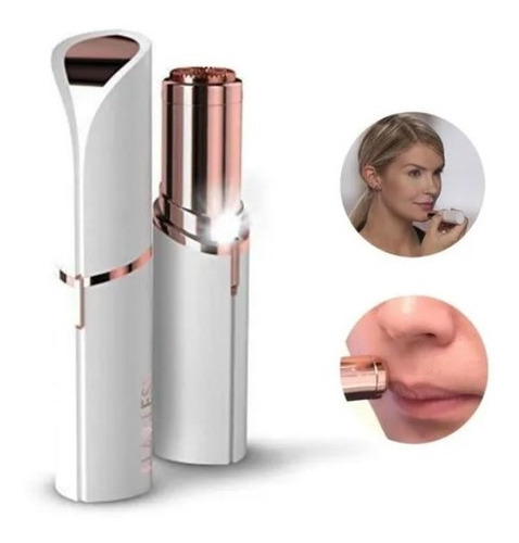 Imagen 3 de 4 de Depilador Rasurador Vello Facial Led Femenino Electrico