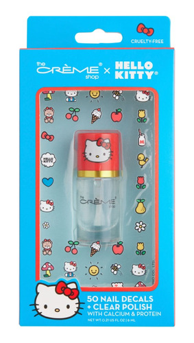 Kit Adhesivo Para Uñas Con Esmalte -creme Shop Hello Kitty-