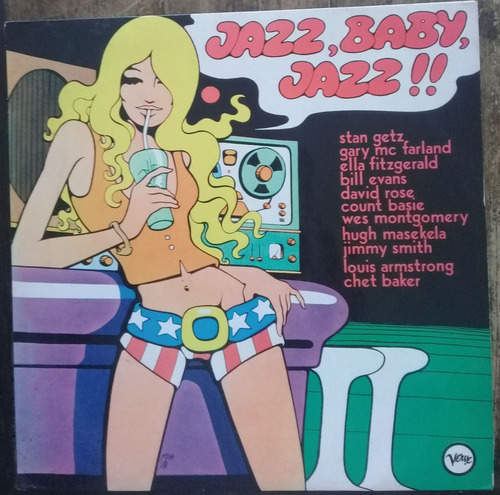 Lp Vinil (vg/+) Jazz, Baby, Jazz!! Vários Ed Br 1971 C/enc