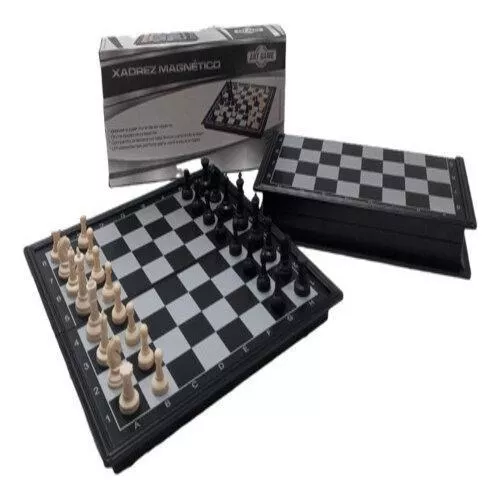 Xadrez chinês magnético portátil dobrável tabuleiro de xadrez das