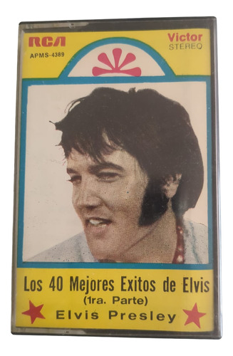 Cassette Elvis Presley Los 40 Mejores Éxitos 1ra Parte Super