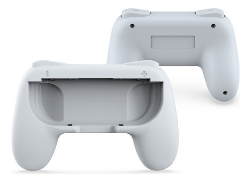 2 Grips Joy-con Fundas Porta Controles Nintendo Switch Blanco
