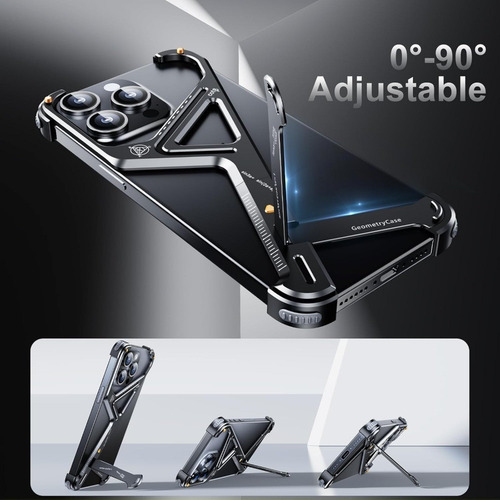 Capa Metálica Invisível Embutida Para iPhone 15 Pro Max