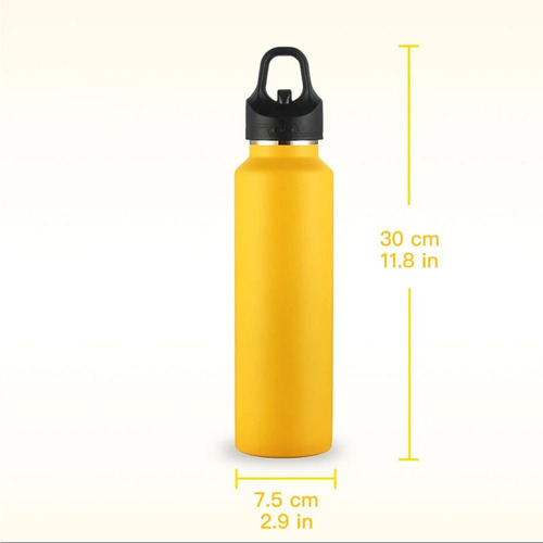 Botella De Agua Fría/caliente De Acero Inoxidable De 25oz