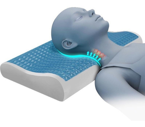 Almohada Con Gel Refrescante Ortopédica Con Memoria