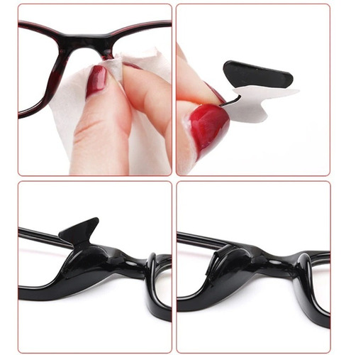Par Silicona Nariz Agarre Anti Deslizante Anteojos Lentes