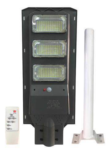 Lámpara Led Solar A/p 150w C/control Y Sensor + Soporte