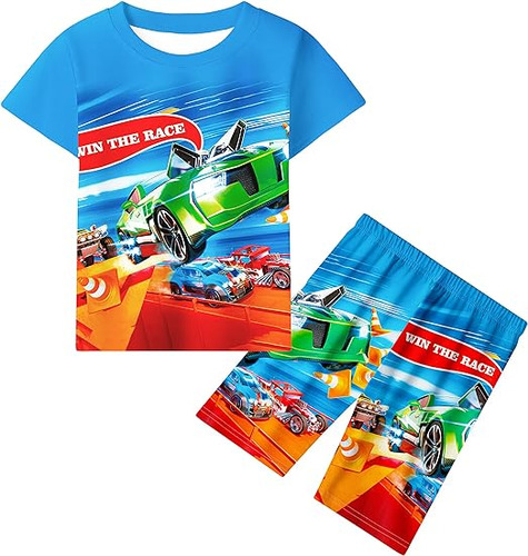 Hot Car Camiseta Manga Larga Para Niños Y Niñas Disfraz Para