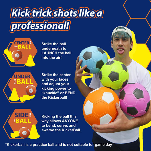 Kickerball Pelota De Fútbol Curva Y Con Efecto Mmg