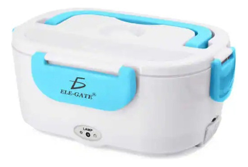 Lonchera Electrica Portatil Calienta Alimentos Termica Hog14 Color Azul