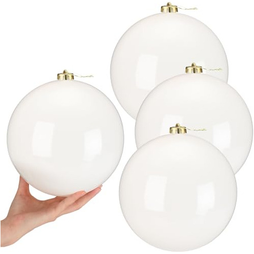 Conjunto De 4 Grandes Bolas De Adorno De Navidad, Bolas...