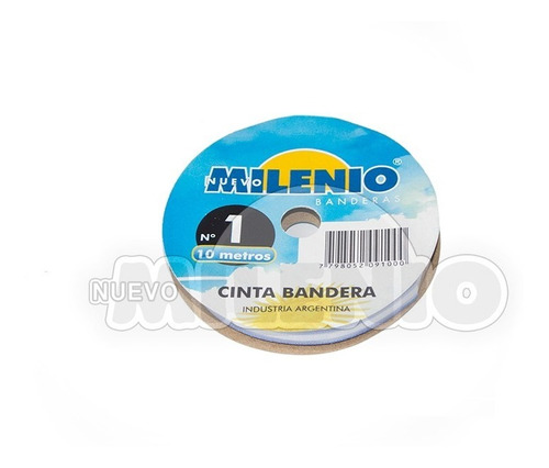 Cinta Argentina Nº 1   7mm - Milenio- Rollo X 10 Ml