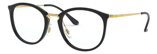 Marcos Armazones Ray Ban 7140 Cor Preto Brilhante 2000