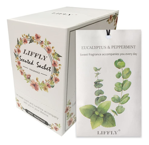Liffly 14 Paquetes Eucalyptus Menta De Menta Cenizas Perfuma