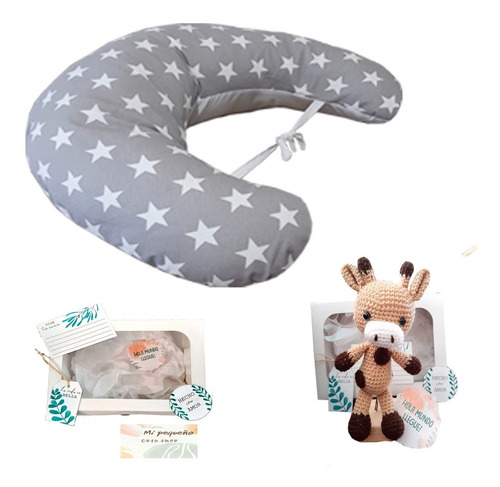 Imagen 8 de 9 de Almohada Mama Bebe Y Muñeco Apego Amigurumi