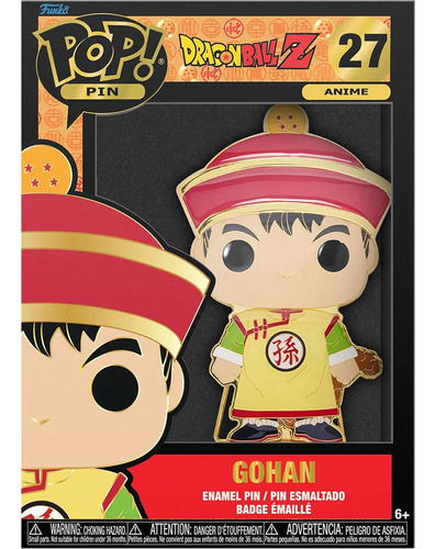 Funko Pop Pin: Anime: Dragon Ball Z - Gohan Esmaltado