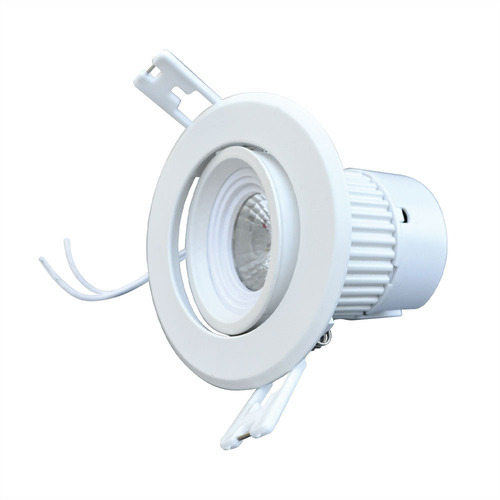 Spot Embutir Redondo Dimerizable 8w. Dicro/led Gu10 220 V. Color Blanco cálido