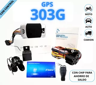 GPS rastreador gps Coban GPS303G negro/plata