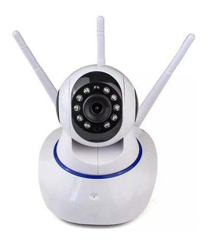 Câmera Segurança Ip 1080p Carecam Wifi Audio 3 Antenas