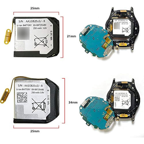 Batería De Repuesto Eb-br720abe Batería Para Samsung Gear S2