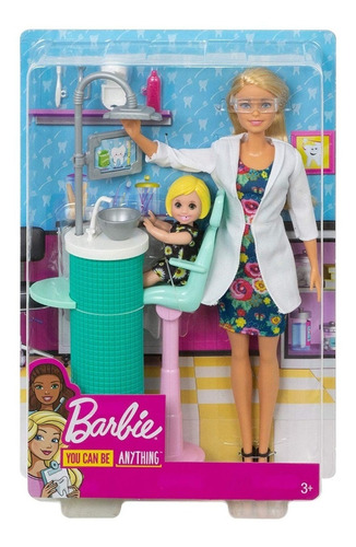 Barbie Dentista Profesiones Cabello Rubio + Accesorios 2019