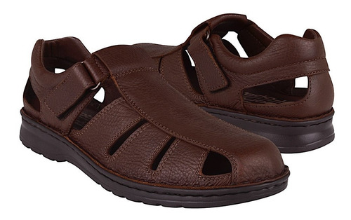 Sandalias Caballero Lobo Solo 9549 Piel Café