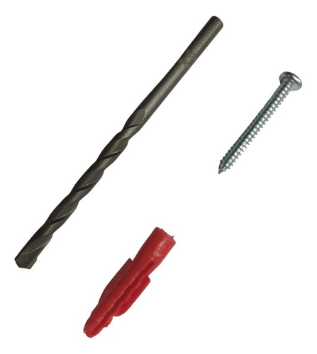 Kit 20 Taquete Plastico 1/4 Con Pijas #8 Y 1 Broca Fiero