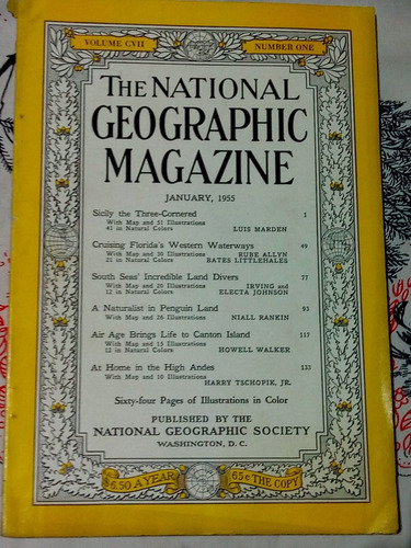 National Geographic Magazine January 1955 - Z.v.lopez