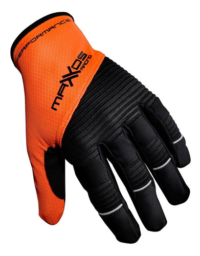 Luva Mattos Racing Mx Flex Laranja Motocross Trilha Enduro Tamanho M