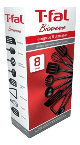 Juego Utensilios Cocina 8 Piezas Nylon Muy Resistentes T-fal