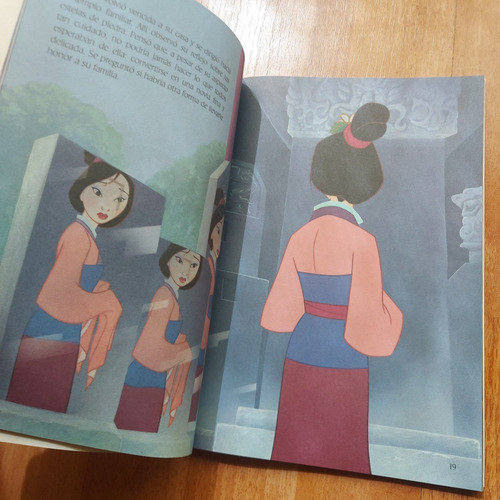 Libro Mulan Disney Películas Inolvidales (Usado)