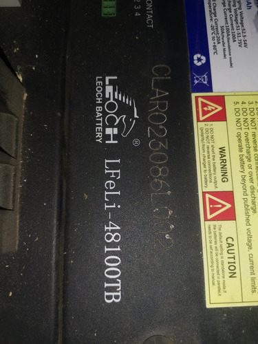 Batería De Litio 4.8kw 100a