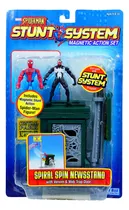 Comprar Toy Biz Marvel Spider Man Stunt System Spiral Spin Newsstand