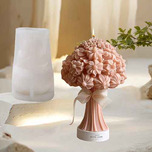 Nuevo Molde De Silicona 3d Con Forma De Ramo De Rosas, Diseñ