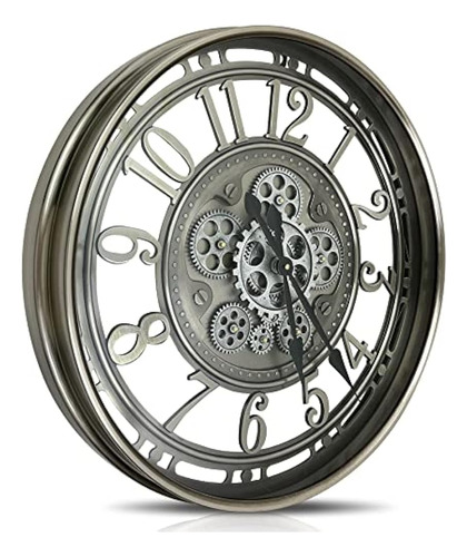 ~? Dorboker Real Moving Gears Wall Clock Grandes Relojes De 