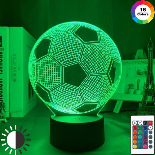 A Balón De Fútbol Infantil Con Luz Nocturna 3d Illusion