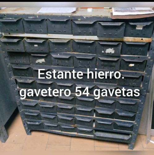 Estante Gavetero Mtálico 54 Gavetas Ferretería Repuestos Etc