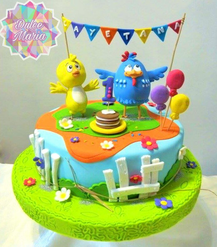 Tortas Cumpleaños La Gallina Pintadita 25 Porciones Consulta