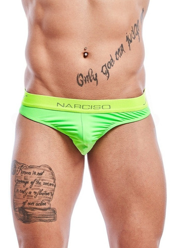 Calzoncillo Tanga Hombre Algodon Lycra Realce Narciso Camilo