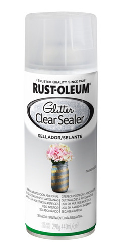 Aerosol Sellador Transparente P/brillantina Rust Oleum 290gr