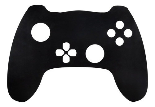 Cabecera Individual Control Games Moderna Para Recamara Color Negro